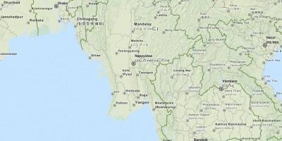 نقشه Gps برای میانمار